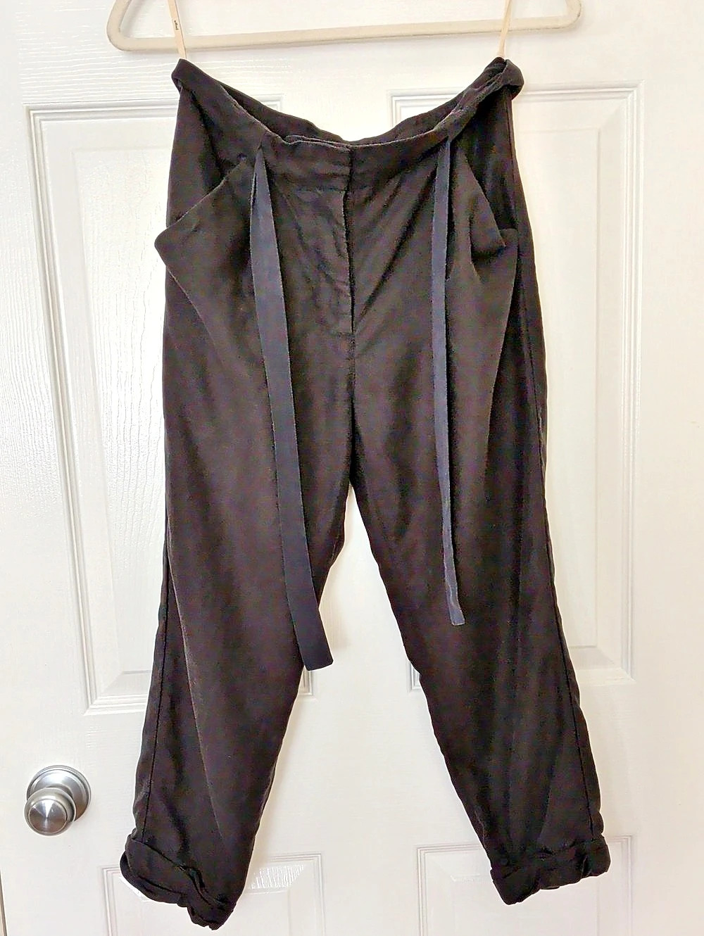 Wilfred Black Cropped Pants Size 2